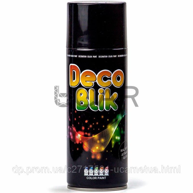 Deco Blik RAL 9005 краска Черный матовый 450мл(