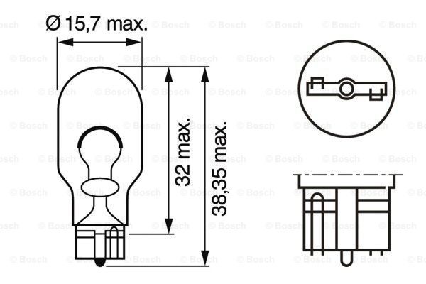 OSRAM 921 16W б/ц большая