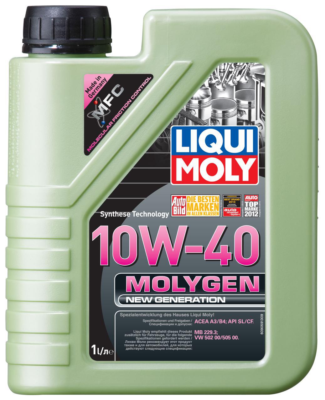 Масло Liqui Moly 10W40 Molygen NG 1 л