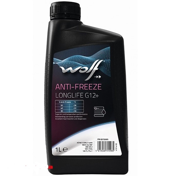 Антифриз WOLF G-12 1л красный