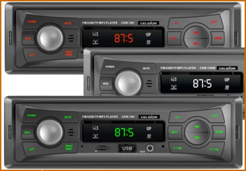 Бездисковый MP3/SD/USB/FM проигрыватель Celsior CSW-180G Bluetooth