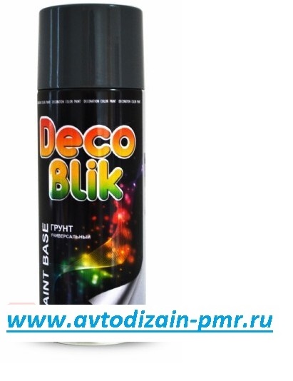 Грунт универс. Deco Blik черный 400мл аэрозоль ZOLLEX 12758 