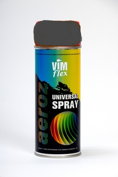 UNIVERSAL GRAPHITE GREY RAL7024 - Универсальная краска в спрее графитная серая.72342
