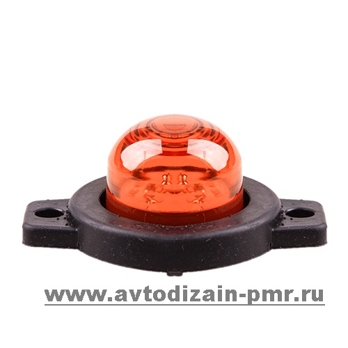 Повторитель габарита (круглый) LED 12/24V желтый 43*60*25мм (TH-306-yellow)