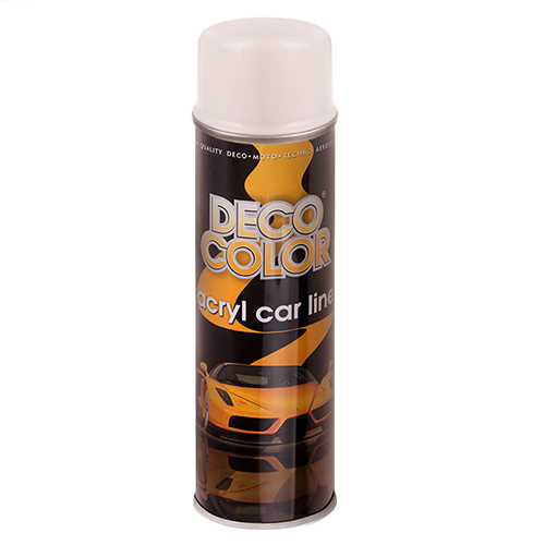Deco Color Краска аэроз. акриловая 500ml /белый блеск