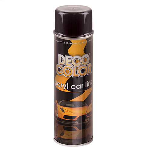 Deco Color Краска аэроз. акриловая 500ml /черный блеск 720491