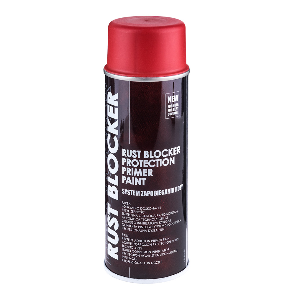 Deco Color Краска аэроз. 400ml 4в1 Rust Bloker /красный (RAL3000/721535) Блокирует ржавчину
