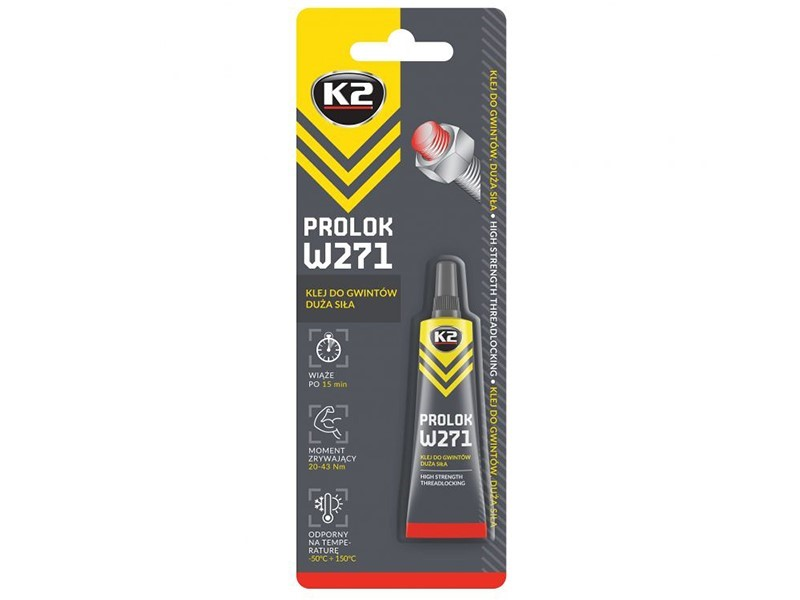 K2 ФИКСАТОР Резьбы неразъём (красн) 6мл