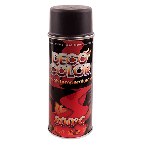 Deco Color Краска аэроз. 400ml /термостойкая 800*С чёрный (231122/720309)