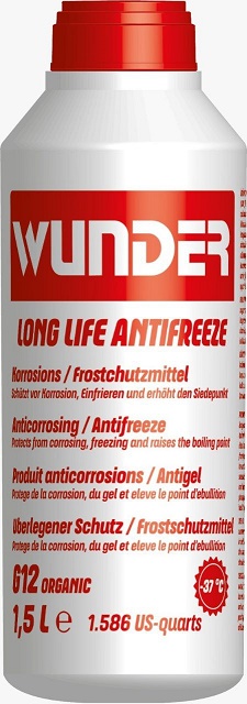 Антифриз LONG LIFE -37 C (красный) 1л.Wunder Filter 30033