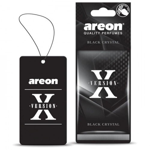 Освежитель воздуха AREON Х-Vervision сухой листик Black Crystal