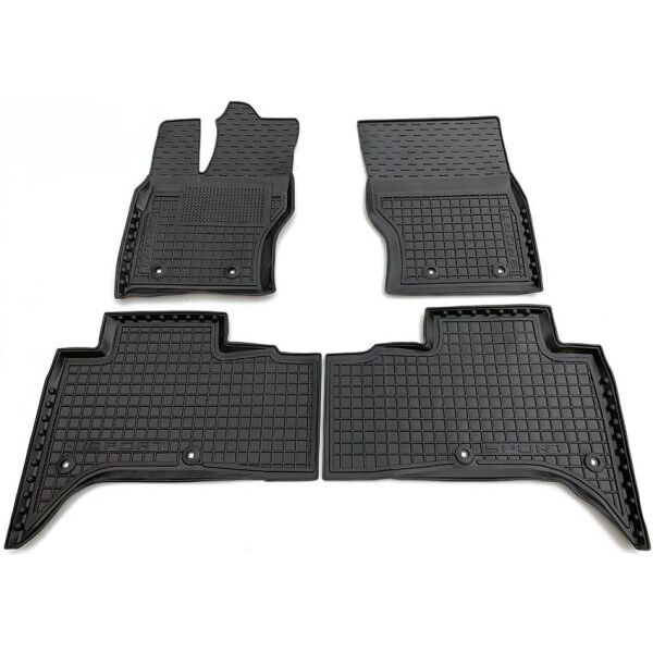 Коврики в салон Range Rover Sport 2014- резиновые, чёрные (AVTO-Gumm)
