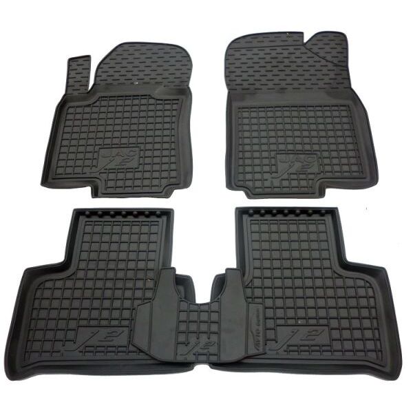 Коврики в салон JAC j2 2013- резиновые, чёрные (AVTO-Gumm)